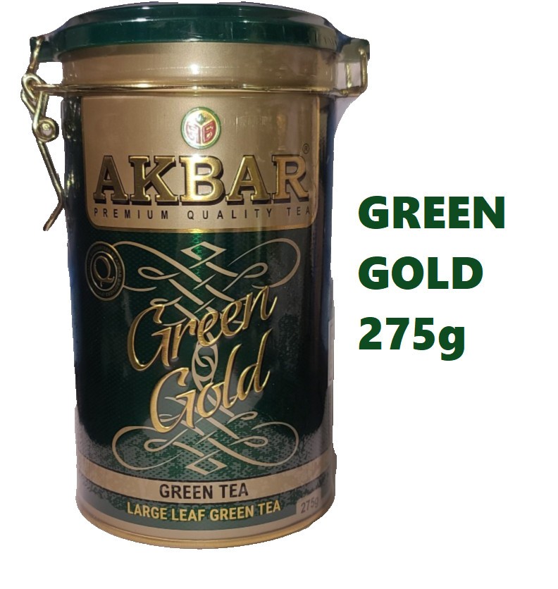 AKBAR BLACK & GREEN tea loose LARGE LEAF Sri Lanka
