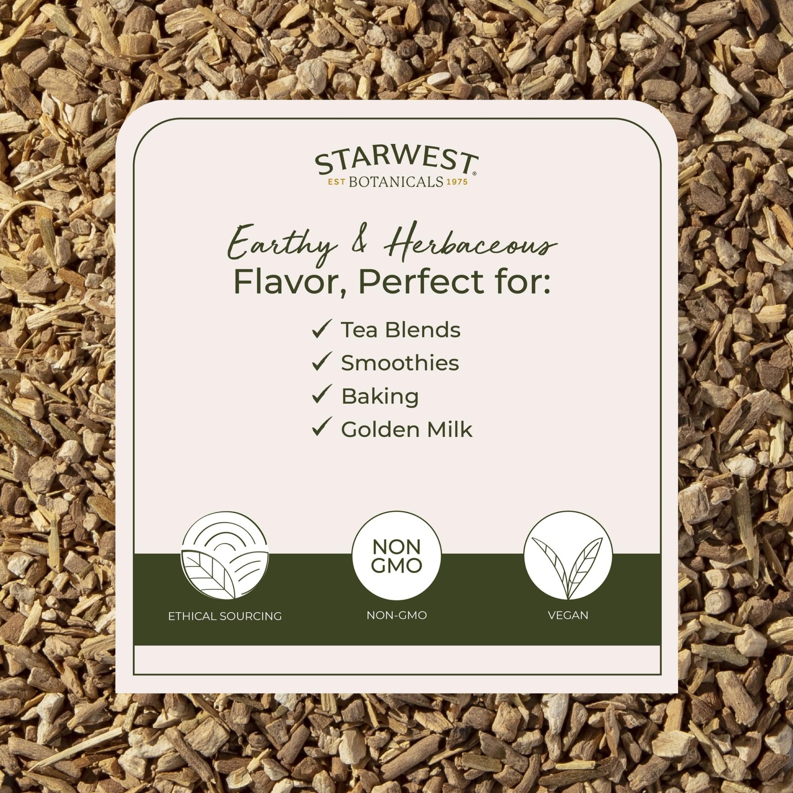 Organic Ashwagandha Root – Dried Herb 4 Ounce (Pack of 1)