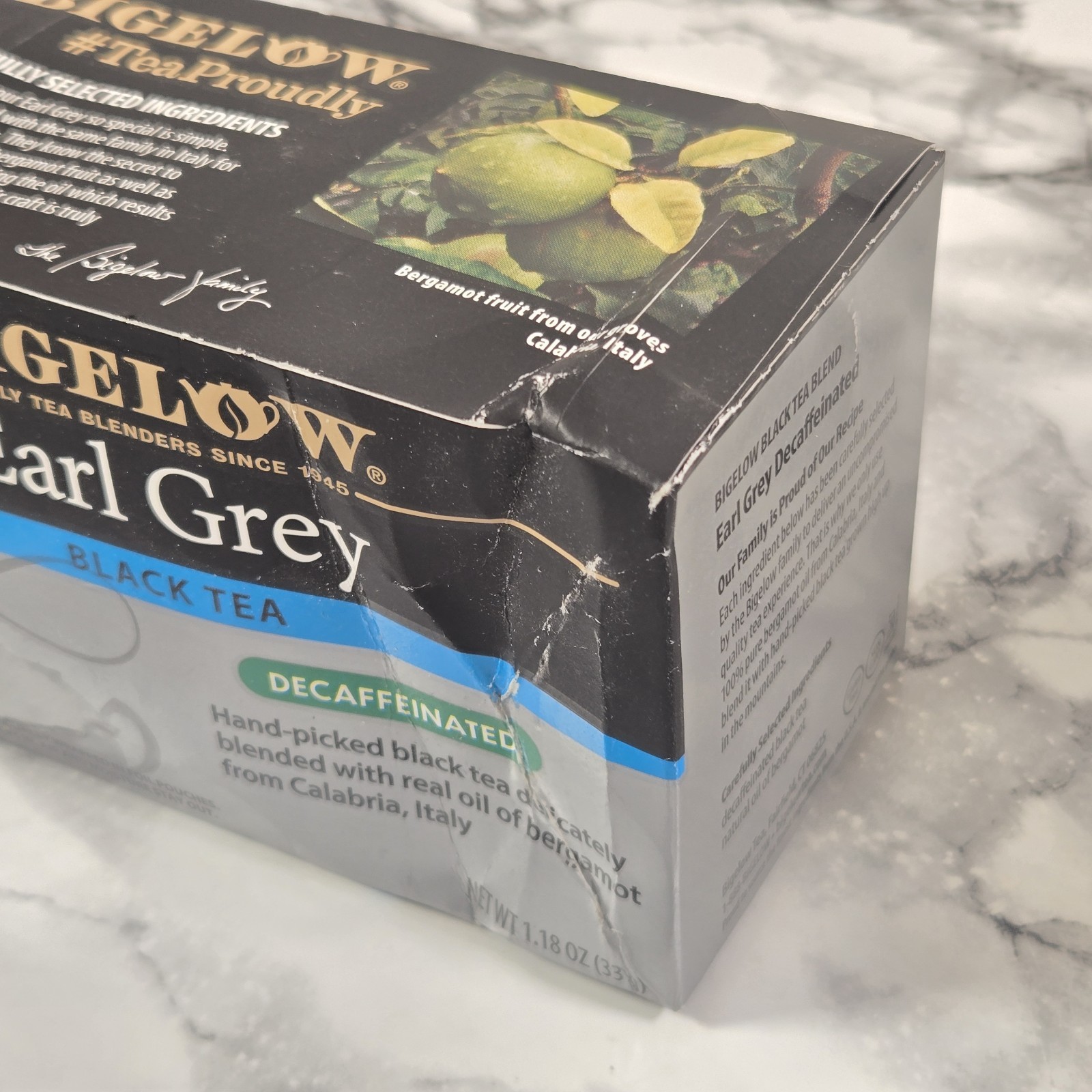 (LOT OF 11 BOXES) Bigelow Earl Grey Decaffeinated Black Tea (220 Tea Bags Total)