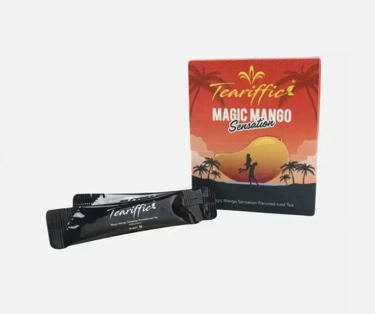 Teariffic Magic Mango Sensation Sexual Men Herb Energy Coffee 1 Box (12 Sachets)