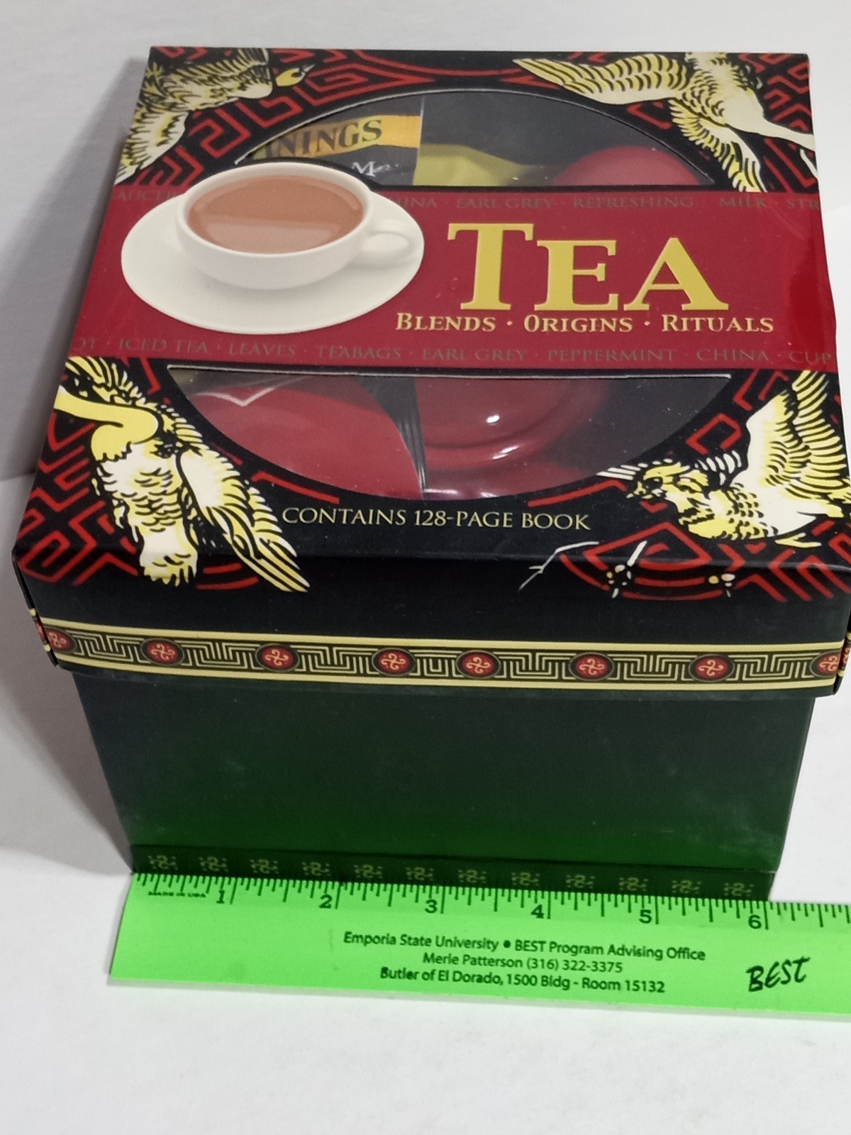 Twinings Tea Blends Origins Rituals Gift Set w/ Teapot, Cups, Book & Tea Bags