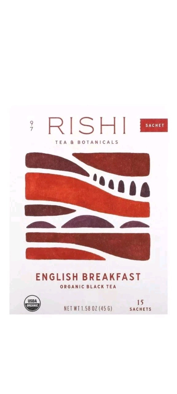 Organic Black Tea, English Breakfast, 15 Sachets, 1.58 oz (45 g)