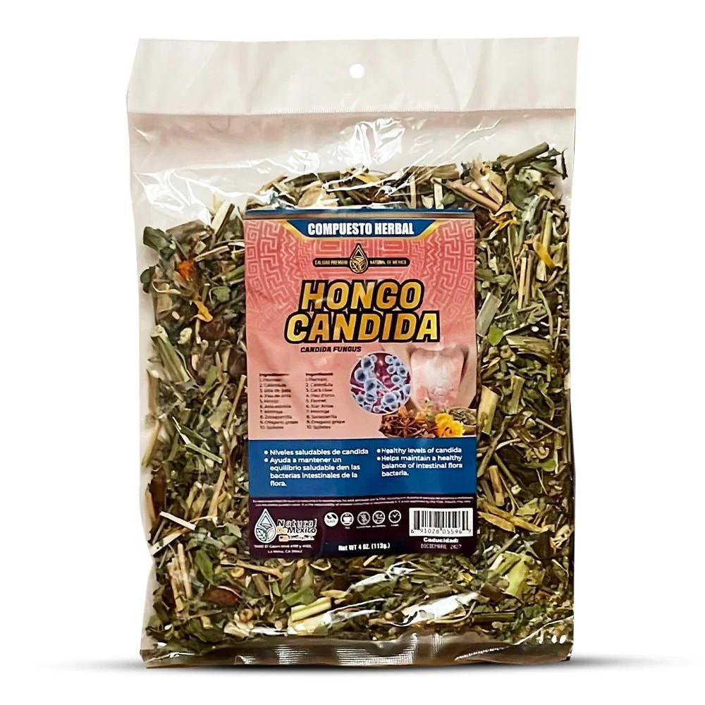 Hongo Candida Compuesto Te Herbal 4 oz. Candida Herb Tea 4 Oz. Natural de Mexico