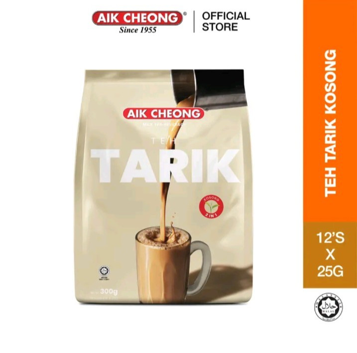 Aik Cheong 2 In 1 Teh Tarik Kosong No Sugar Added (25gm x 12)