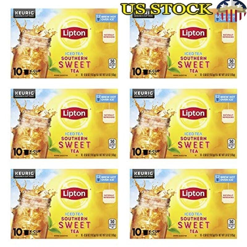 Sweet Iced Black Tea K-Cup Pods Fast Brew Delicious Refreshing 12 Count New