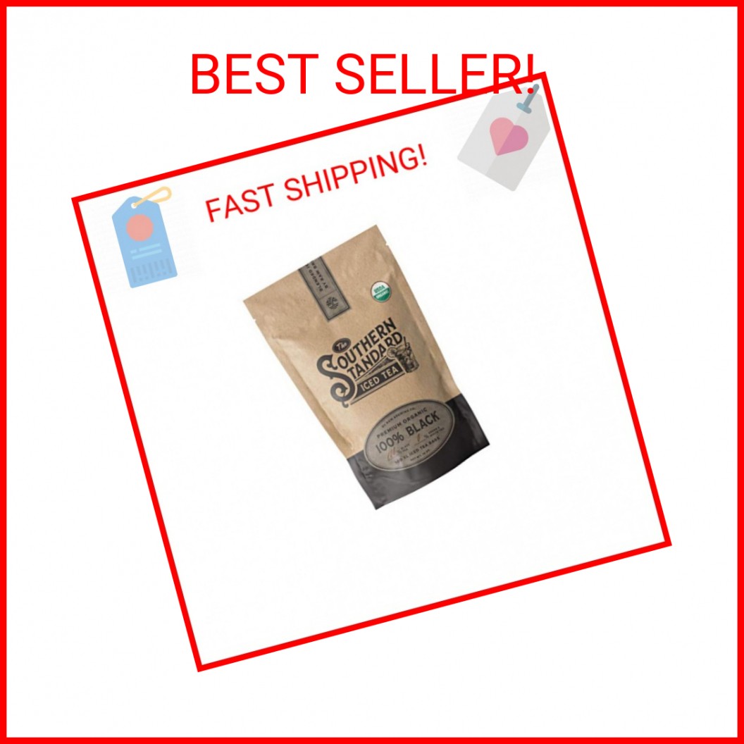 The Southern Standard | Organic Iced Tea Bags – 100% Black Tea Blend | No Microp