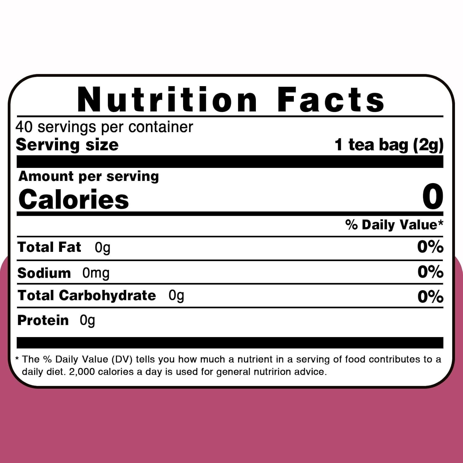 TEARELAE – Red Clover Tea Bags, 40 Count – Premium Natural Red Clover Herb – Caf