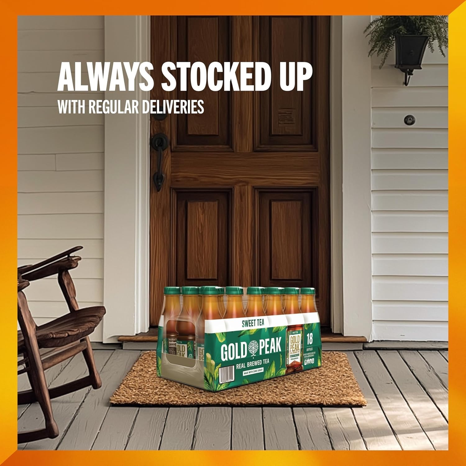 Real-Brewed 18.5 fl oz Sweet Tea – All-Ages Delight with Low Caffeine