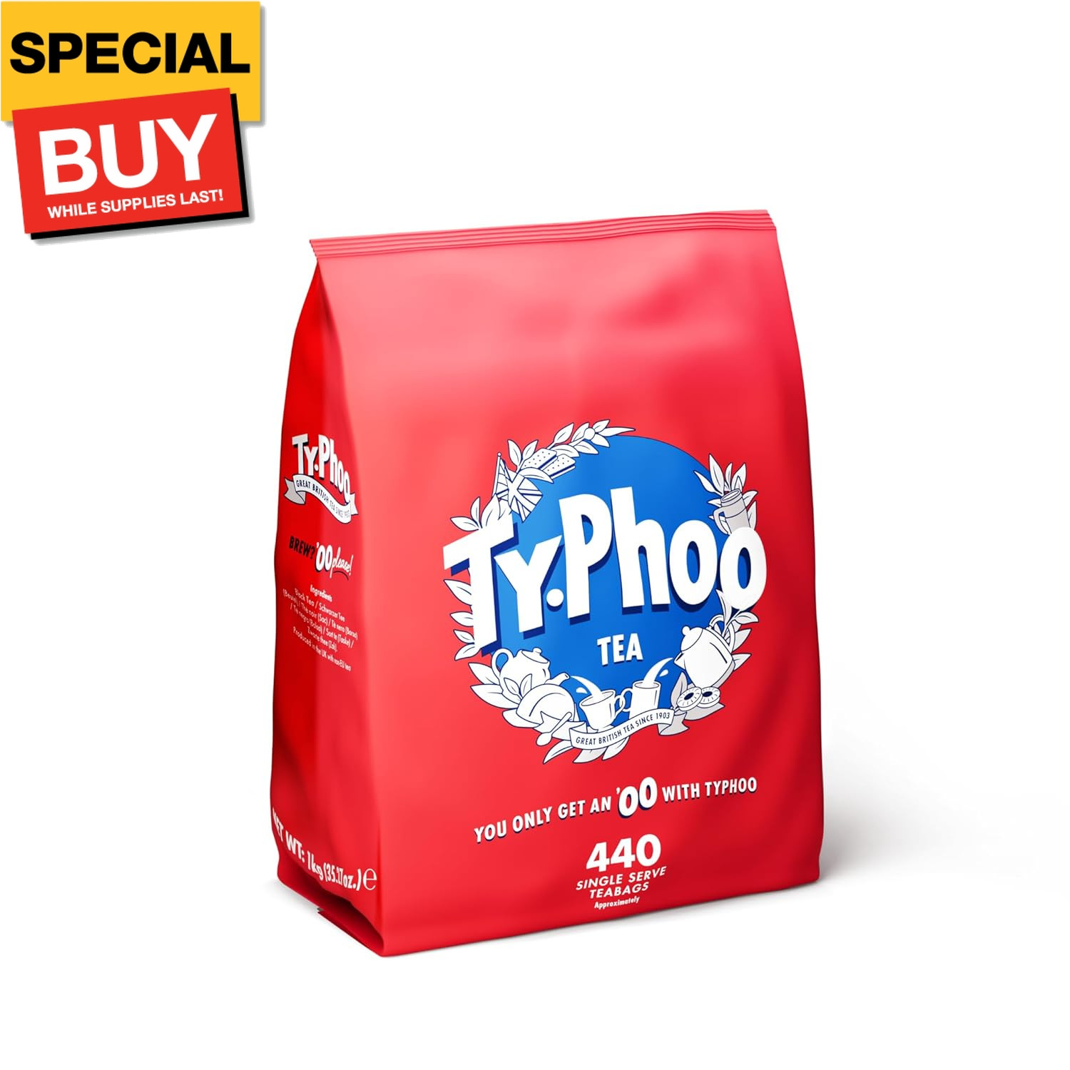 Tea Box 80 Tea Bags 250g