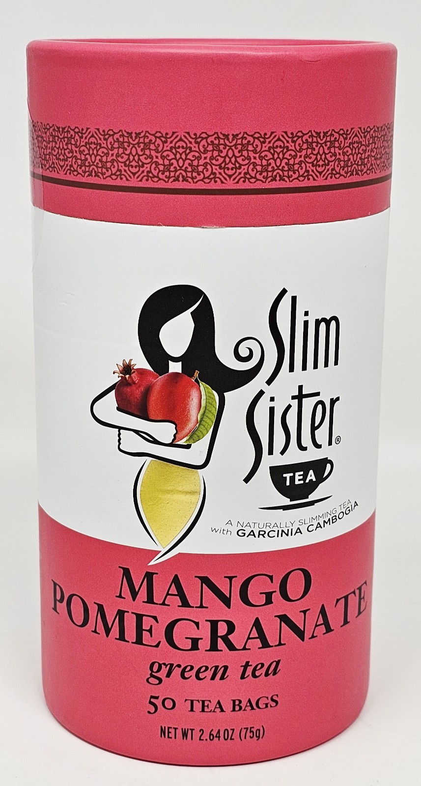Slim Sister Tea 50 Pack Mango Pomegrante Green Tea Brand New Sri Lanka