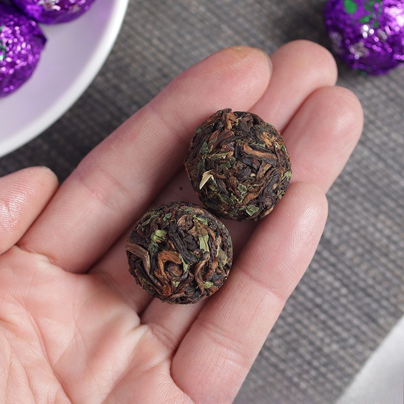 120g Authentic Yunnan Glutinous Rice Fragrant Pu’er Tea Canned Xiaotuo Tea