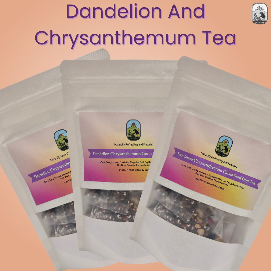 Dandelion Wolfberry Tea 120g Caffeine Free Detox Liver Kidney Support Blend