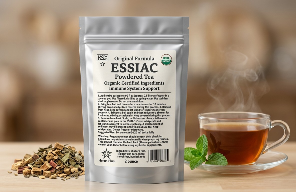 Essiac Tea – 2 Ounce Powder with 25% Sheep Sorrel Root