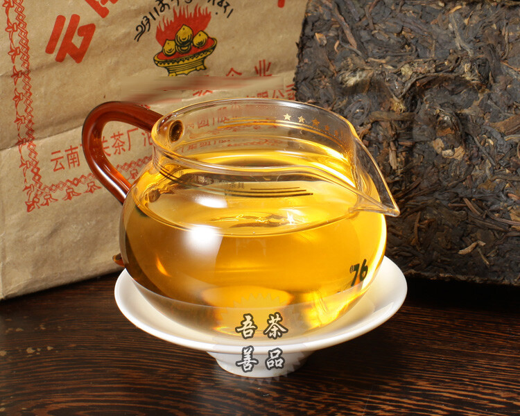 2007 Xiaguan Baoyan Pai Pu-Erh Xia Guan Flame Tibetan Puer Tea Brick Raw 250g