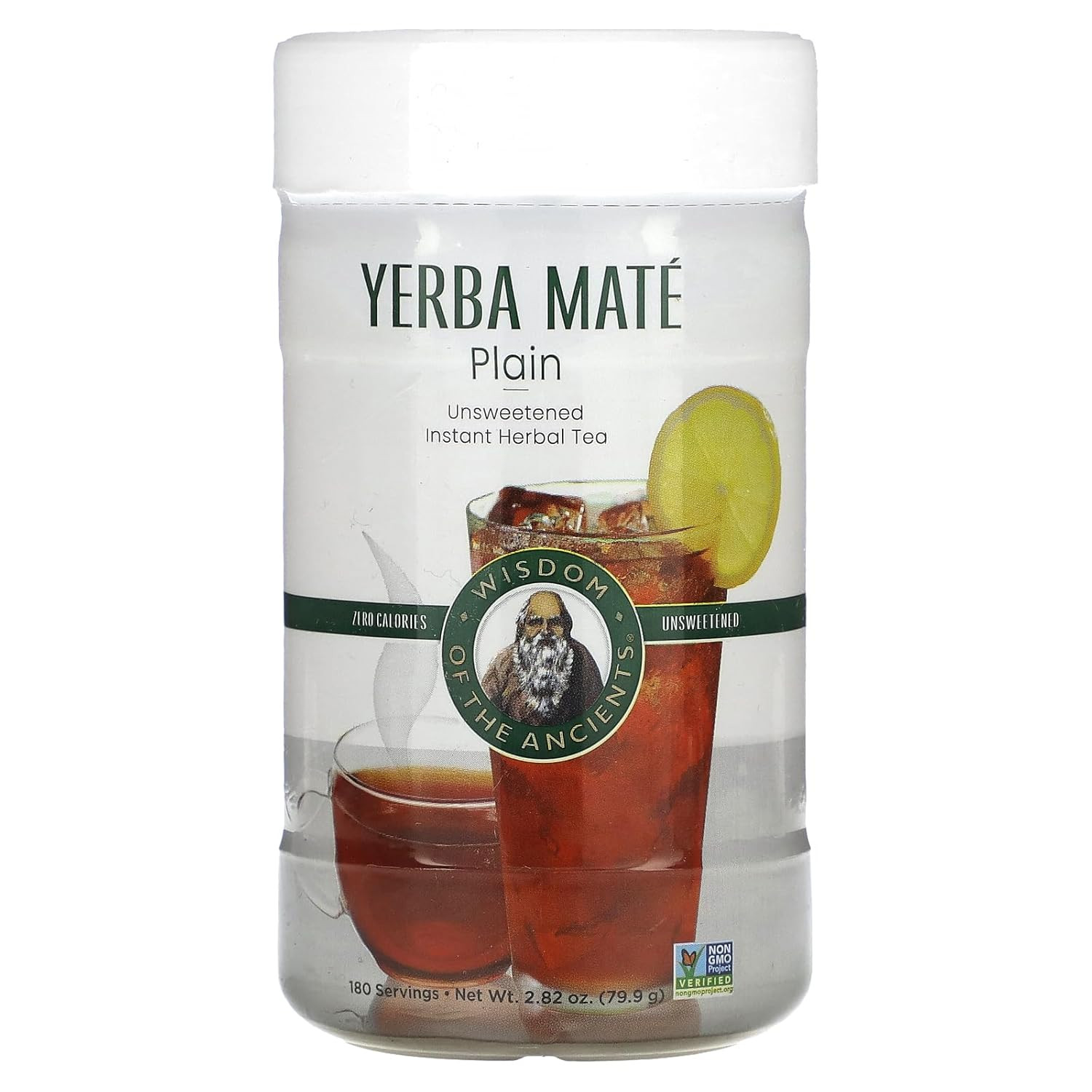 Wisdom of the Ancients Instant Yerba Mate Tea, Unsweetened, 2.82 Ounce