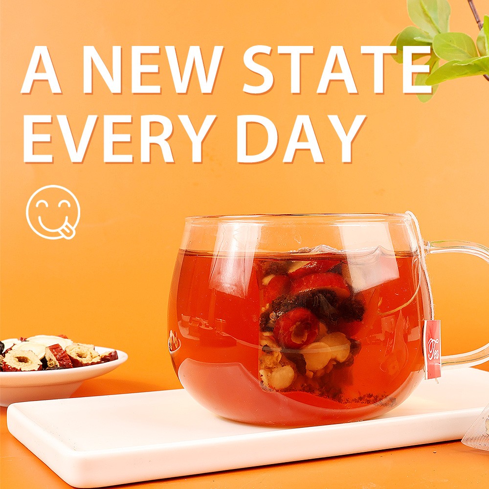 Liver Kidney Tea Ginseng Five Treasure Tea Red Date Polygonatum Maca 20-30pcs