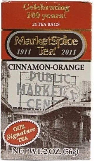 Teabags, Cinnamon Orange, 24 Count, 56g