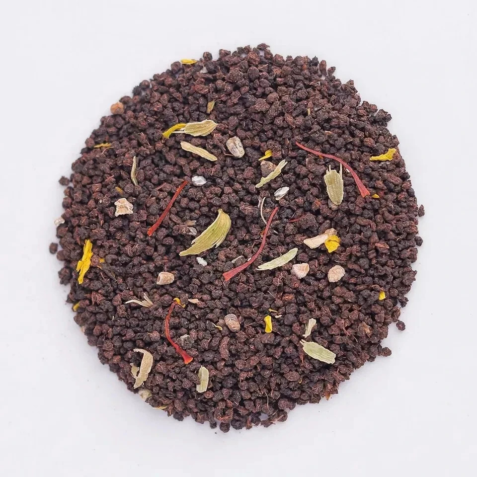 Teaniru, Saffron Cardamom Chai – 100g Free Shipping World Wide