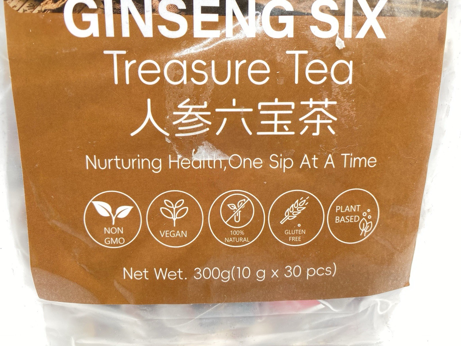 Ginseng six treasure tea , Kidney tea ,liver tea , red date kidney health – 30pc