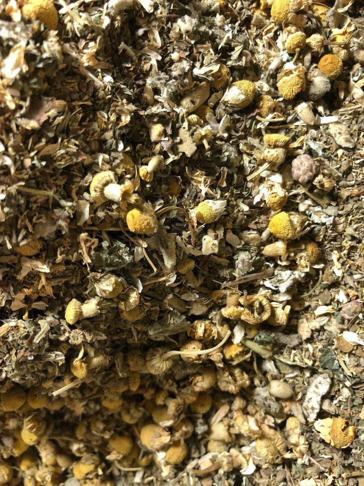Marshmallow Mullein Mint Chamomile Raspberry No.29 Herb Osha Lomatium Roots
