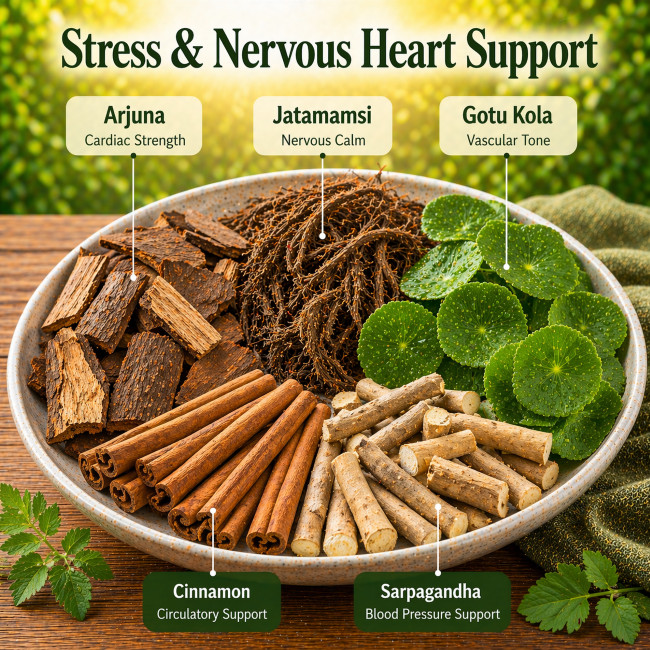 Calm Heart Tonic For heart palpitations & poor circulation