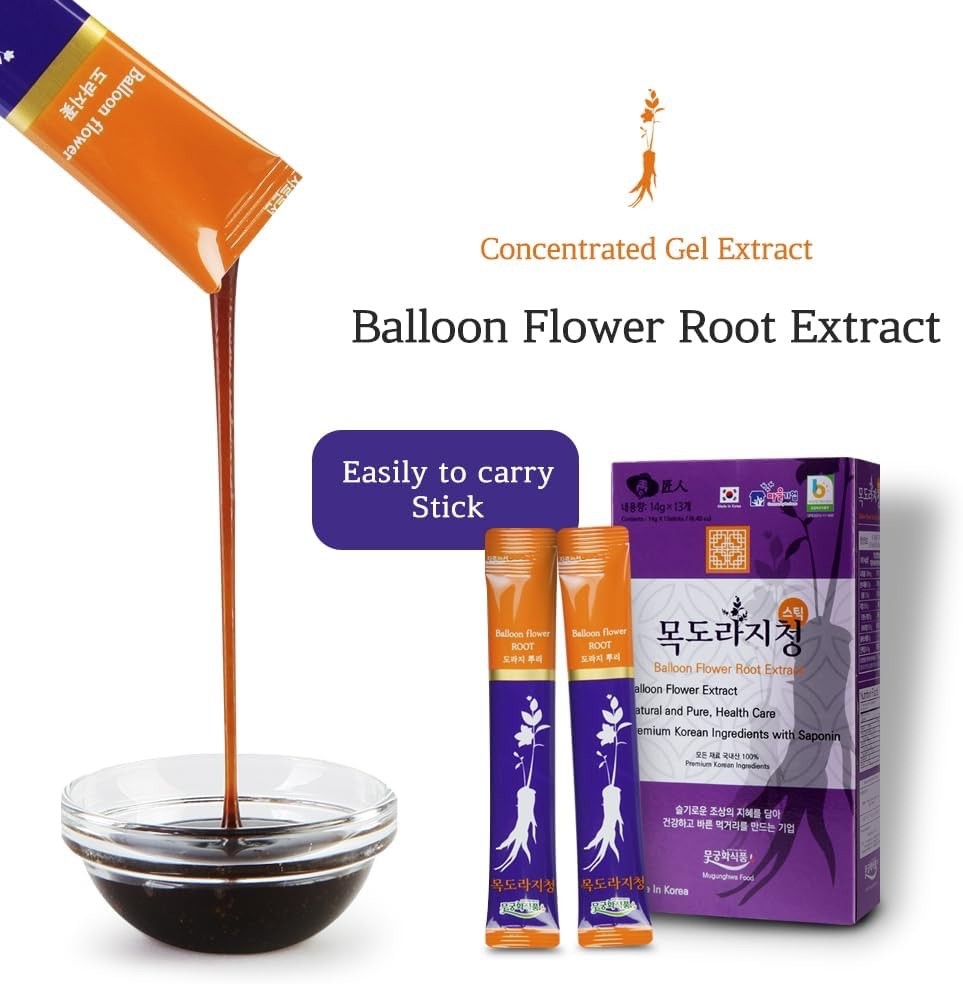Balloon Flower Root Extract/Bellflower/Ginger/Jocheong/Korea Natural Ingredients