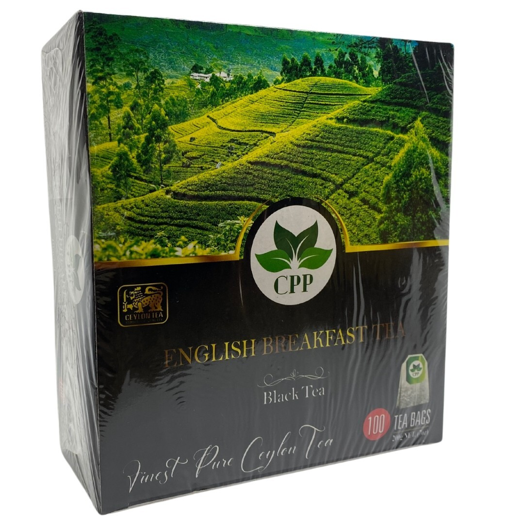 English Breakfast Tea. Robust Single Origin Premium Ceylon Black Tea- Tea bags