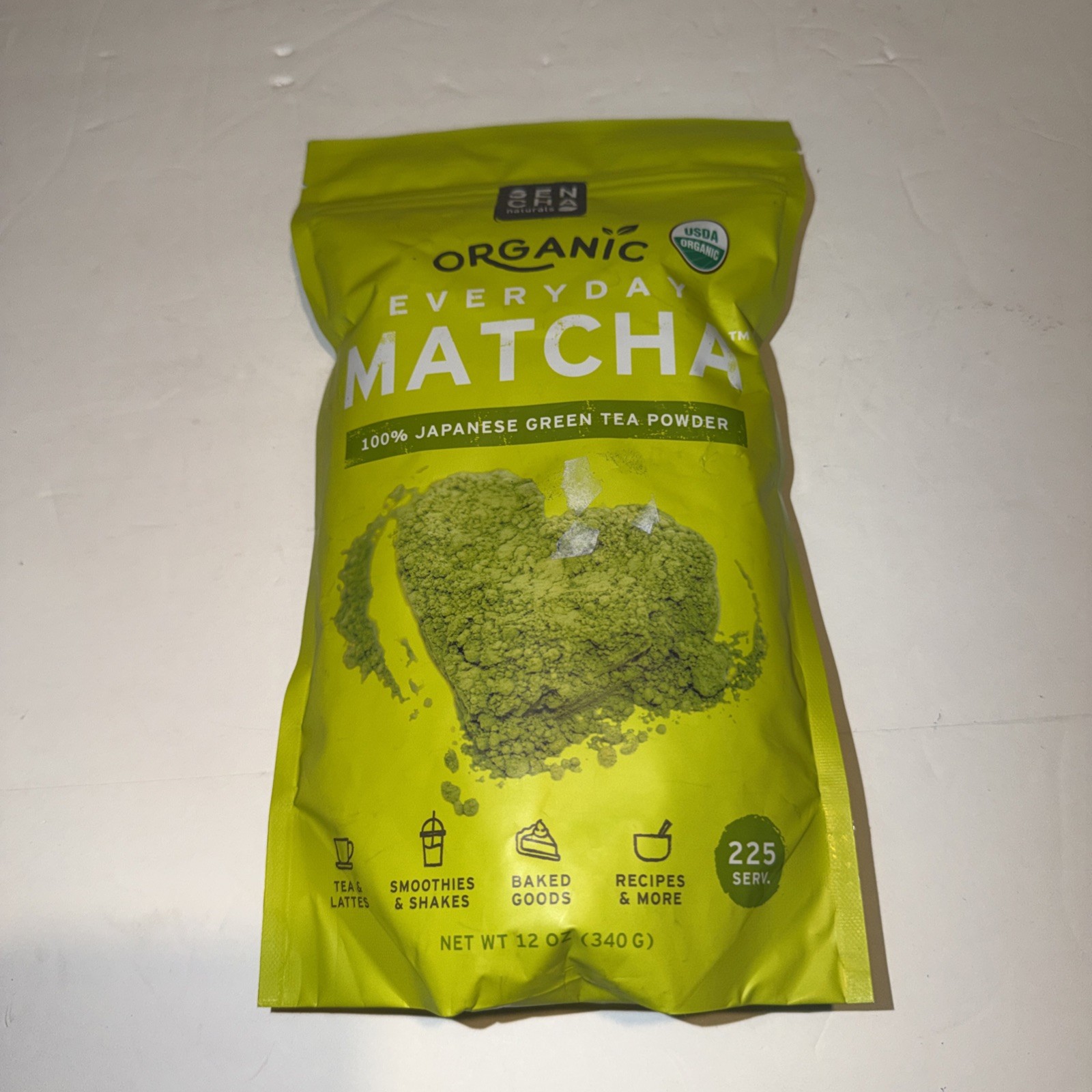 SENCHA Organic Everyday Matcha 100% Japanese Green Tea Powder, 225 Serv. 2027