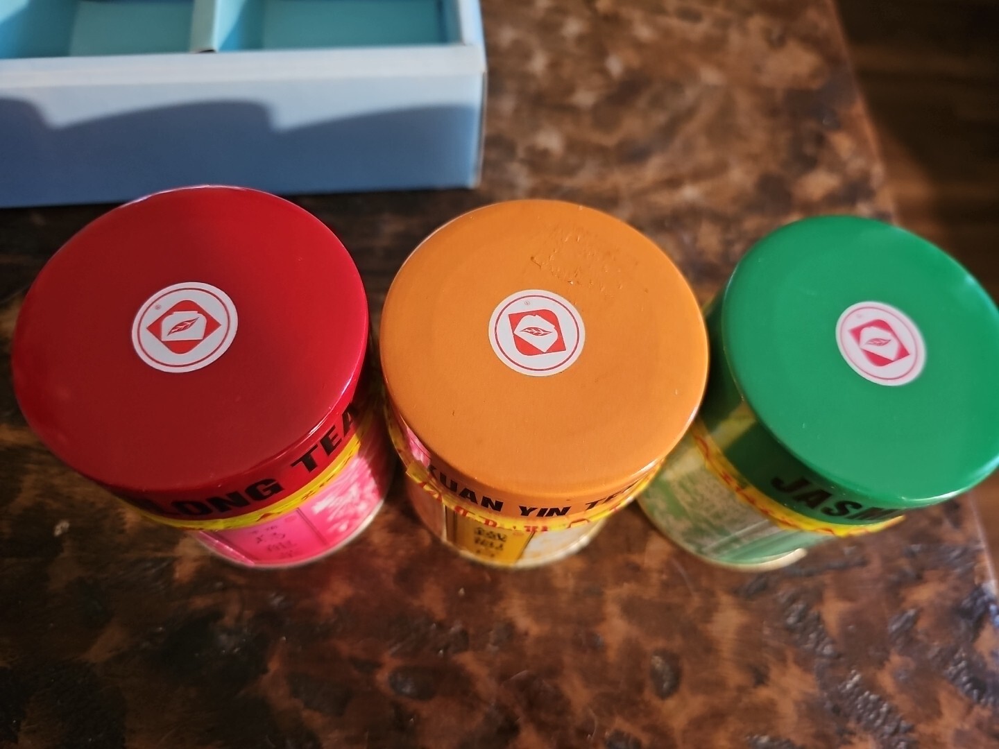 Vintage Ten Ren Tea Co. 3 Pack Oolong, Jasmine, Ti Kuan Yin