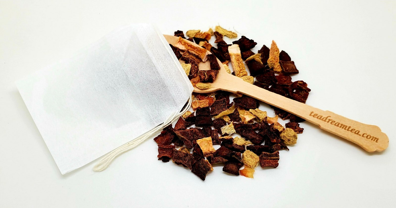 Carrot Ginger Lemon Dream Tea Roast Carrot Free Wooden Spoon 5Disposable TeaBags