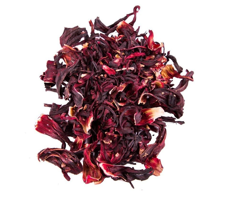 Organic Dried Hibiscus Flowers (Premium Cut & Sifted) – 1 lb, Caffeine-Free