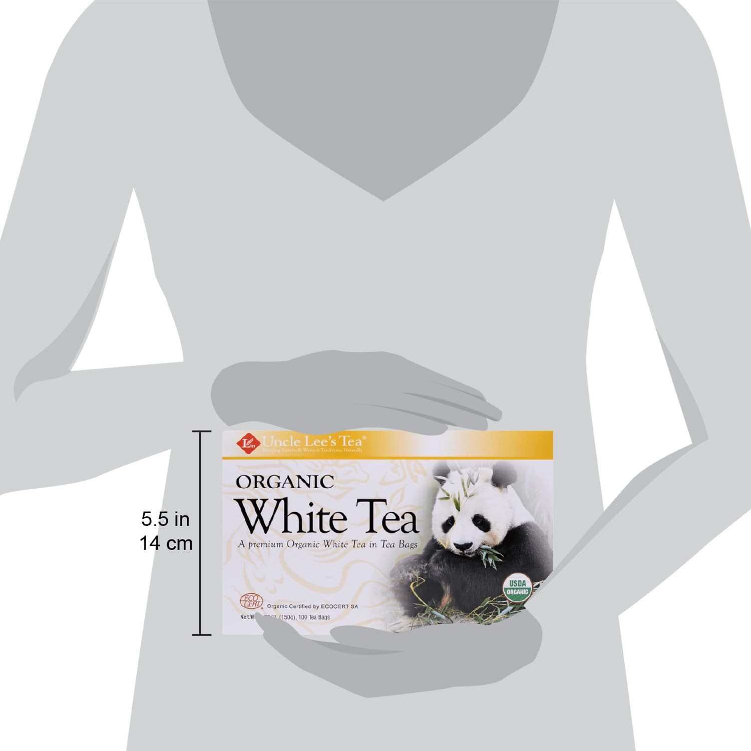 Uncle Lee’s Organic White & Green Tea Variety 2-Pack (206 Individually Wrappe…