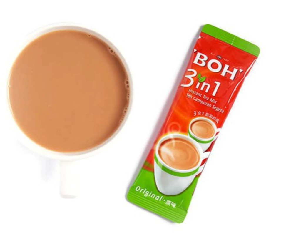 4 Packs ORIGINAL BOH TEA 3 in 1 Instant Tea Mix 30 Stick