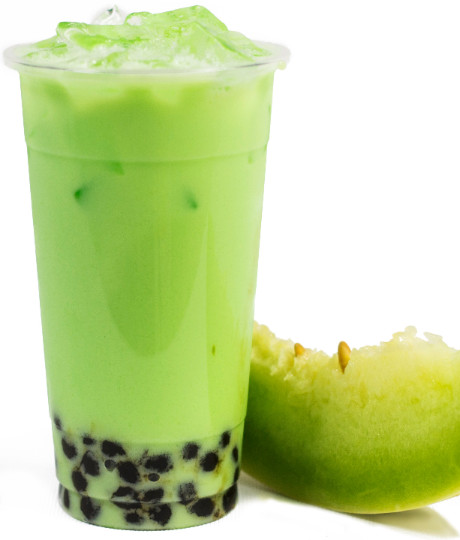 Premium HONEYDEW Powder Mix Boba Bubble Tea Tapioca Pearl Smoothie Slushy 10 oz
