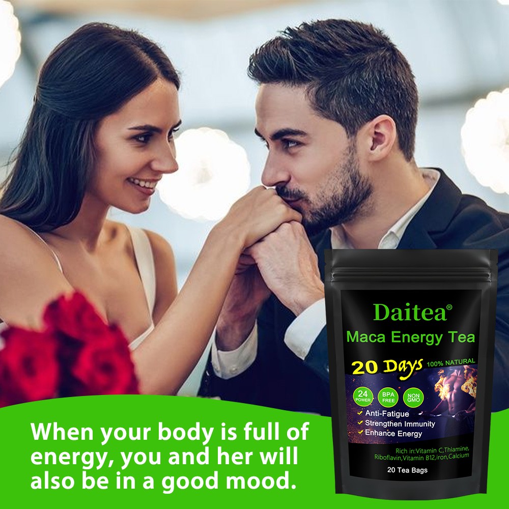 Maca Energy Tea – Male Testosteron Booster, Boosts Energy and Stamina 10/20 bag