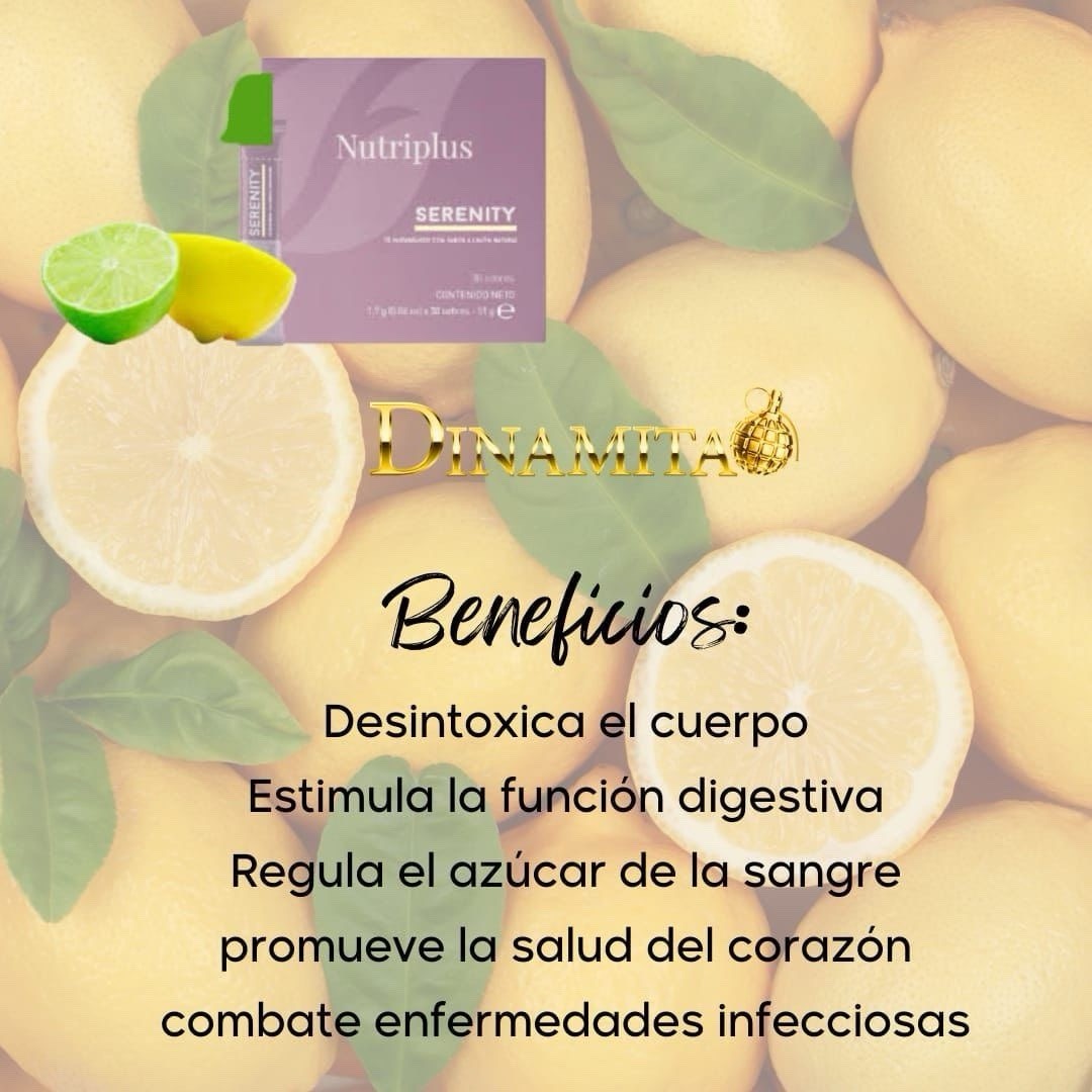 Farmasi Nutriplus Serenity Tea With Natural Lemon Flavor 30 Sachets