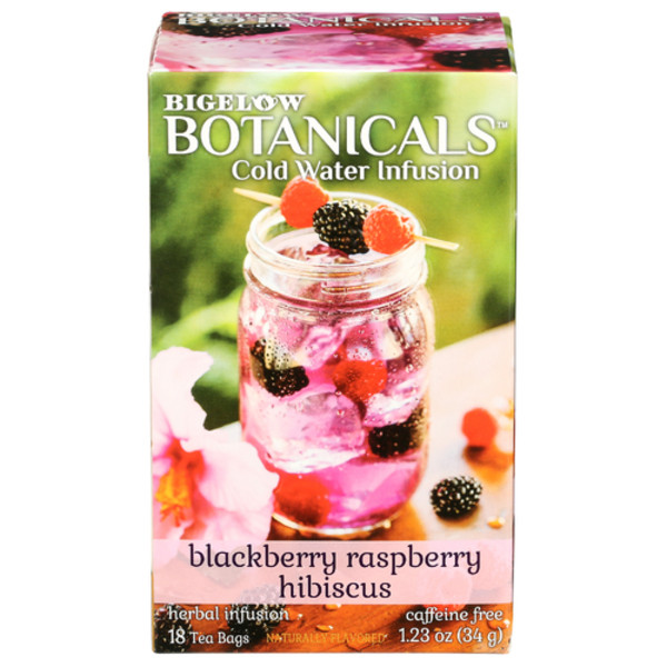 Bigelow Blackberry Raspberry Hibiscus Herbal Infusion Tea 18 ct – 5 Packs