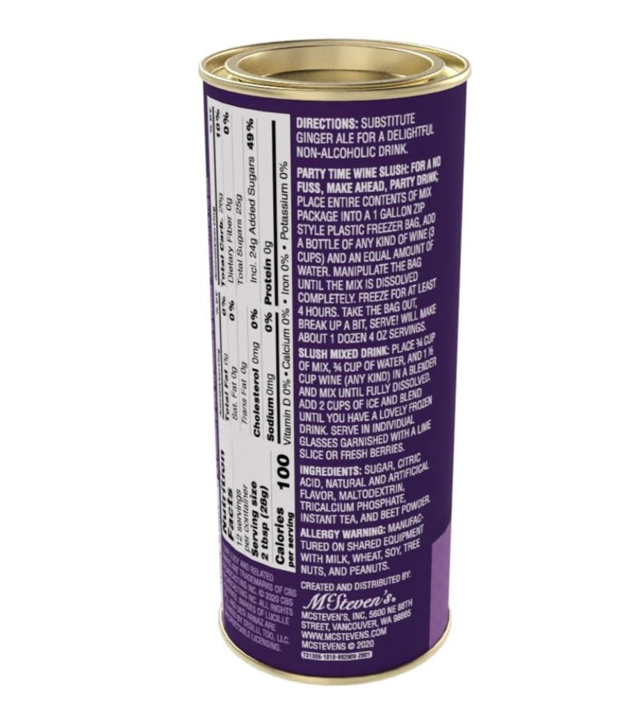 McSteven’s – I Love Lucy Wine Slush – 12 ounces