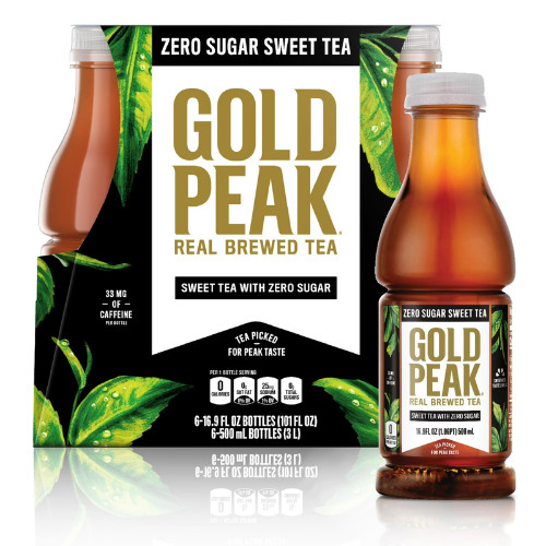 Gold Peak Iced Tea,Zero Sugar Sweet Tea Bottles,16.9 fl oz,6 Pack (PACK OF 2)…