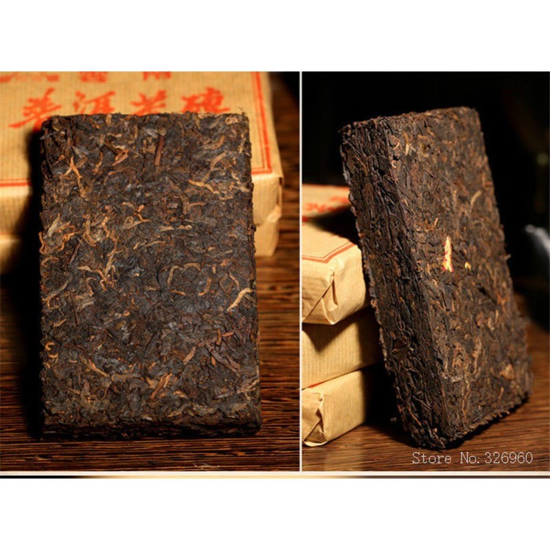 Pu’er Tee Ziegel Reife Puer Tee Ältere Puerh Pu-erh Schwarzer Tee Vorfahren 100g