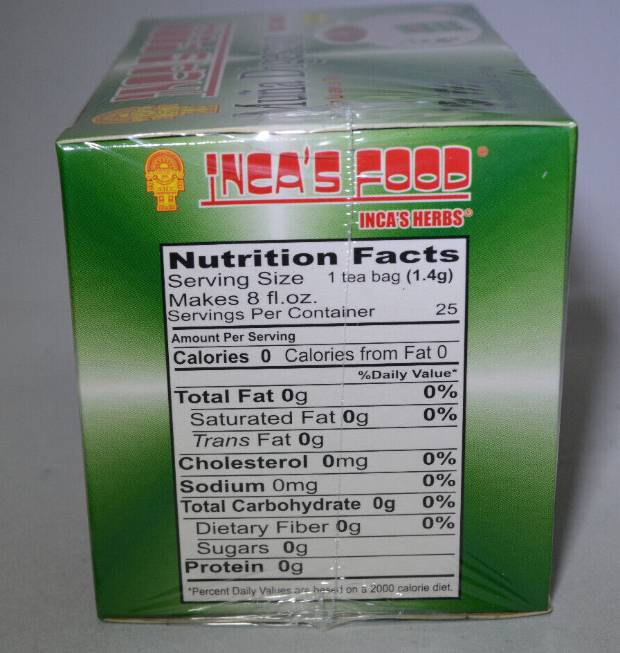 INCA’S FOOD Muña 1.23oz/35g 25 Tea bags
