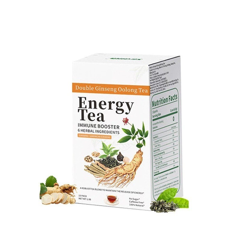 Energy Tea Immune Booster Ginseng -Ginseng Oolong Tea,Kidney Tea for Women & Men