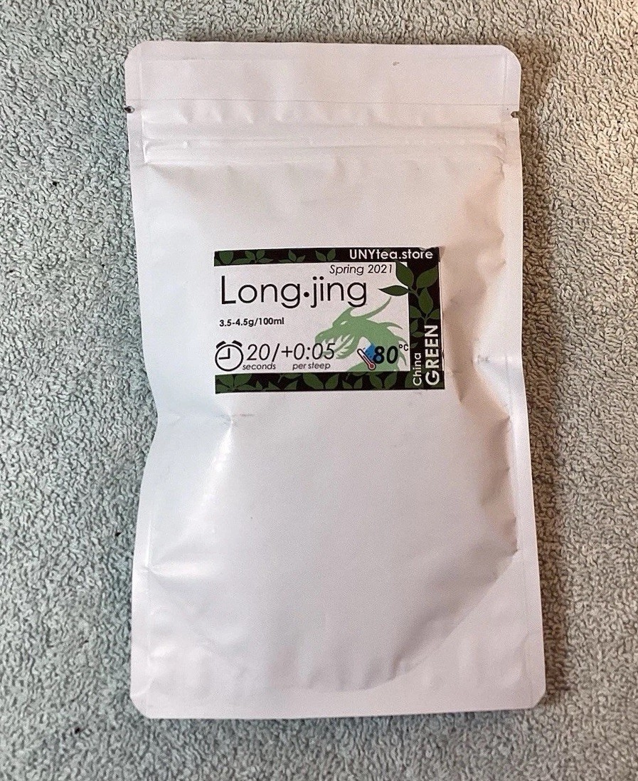 UNYtea.store Long-jing Green Tea Loose Leaf Chinese Pantry 3.5-4.5g/100ml