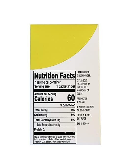 100% Natural Ginger Drink Mix 2 Boxes 14 Packets of 0.5oz (15g) EA Trader Joe’s