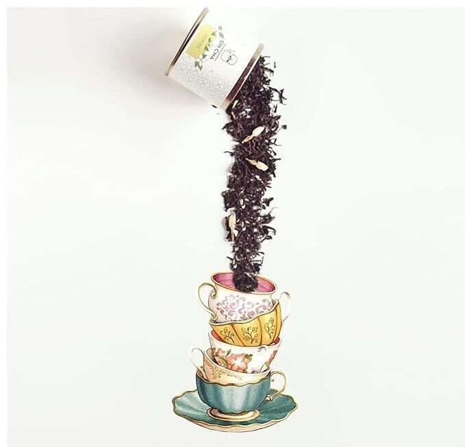 OH CHA Jasmine Tea – With Pure Darjeeling Green Tea And Dried Jasmine Flower 35g