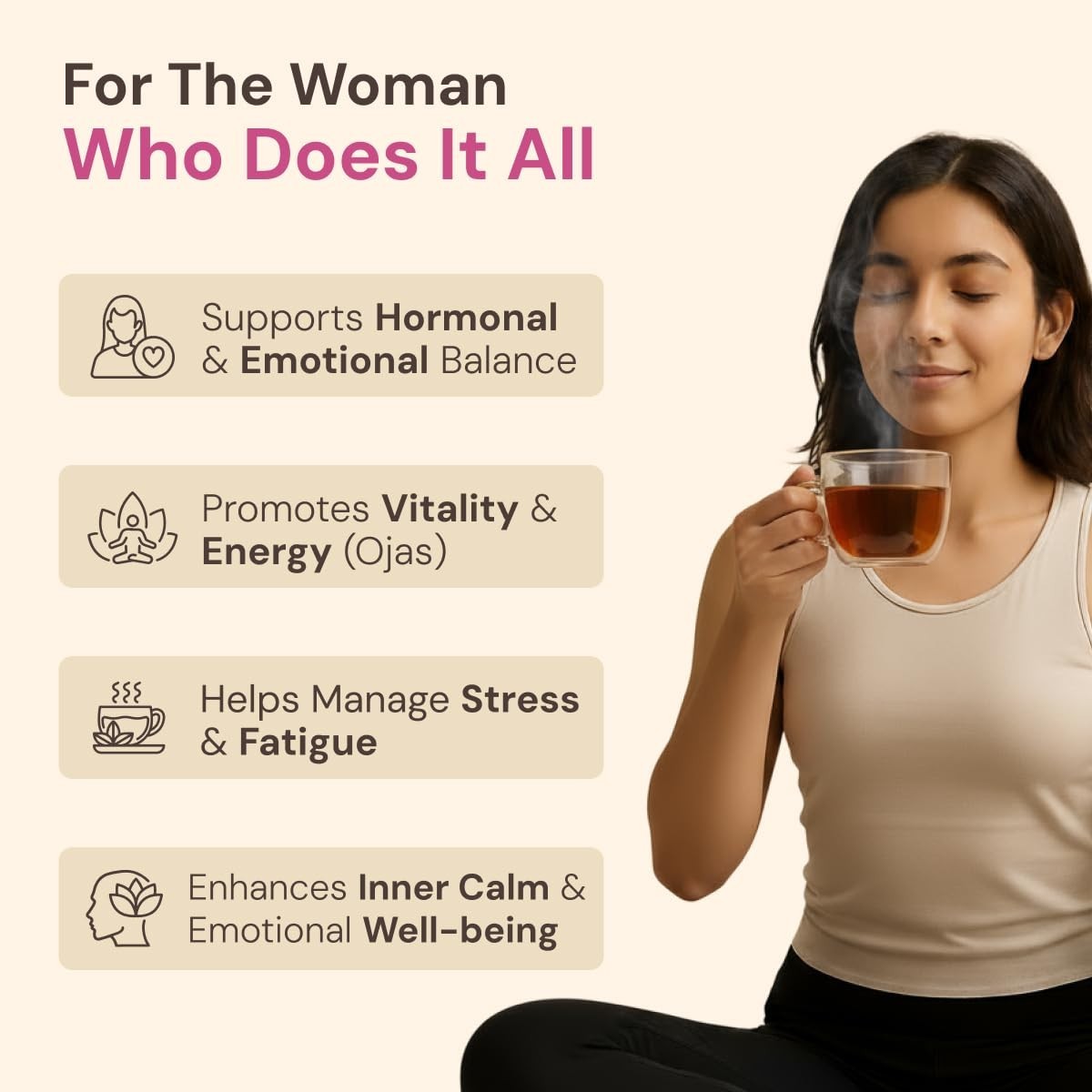 Maharishi Active Woman Herbal Tea Shatavari, Ashoka, Rose Petals 20 Tea Bags 30G