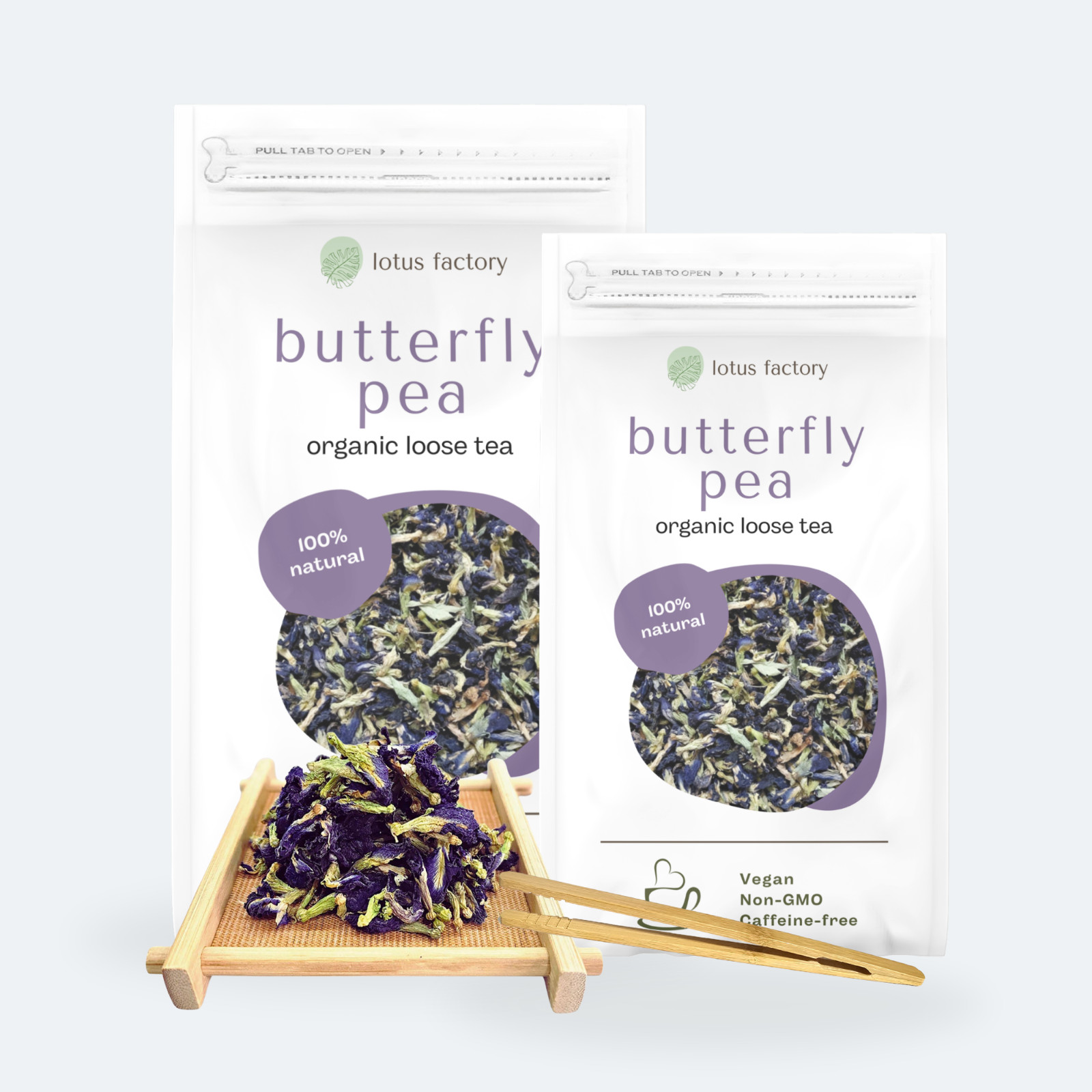 Butterfly Pea Tea 100% Organic herbal infusion – FREE SHIPPING