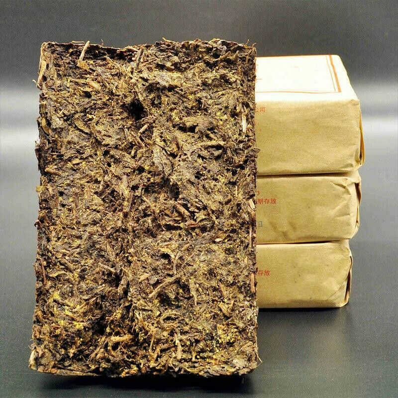 Organic Anhua Fu Brick Dark Tea 300g Natural Herbal Energy Tea for Men Women