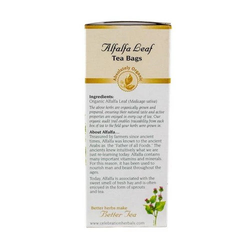 Celebration Herbals, Organic Alfalfa Leaf Tea, 24 Bags