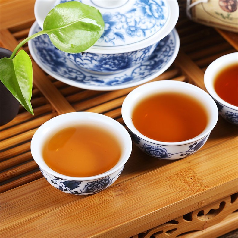 Premium Hunan Anhua Black Tea Brick 200g Natural Energy Herbal Tea for Men